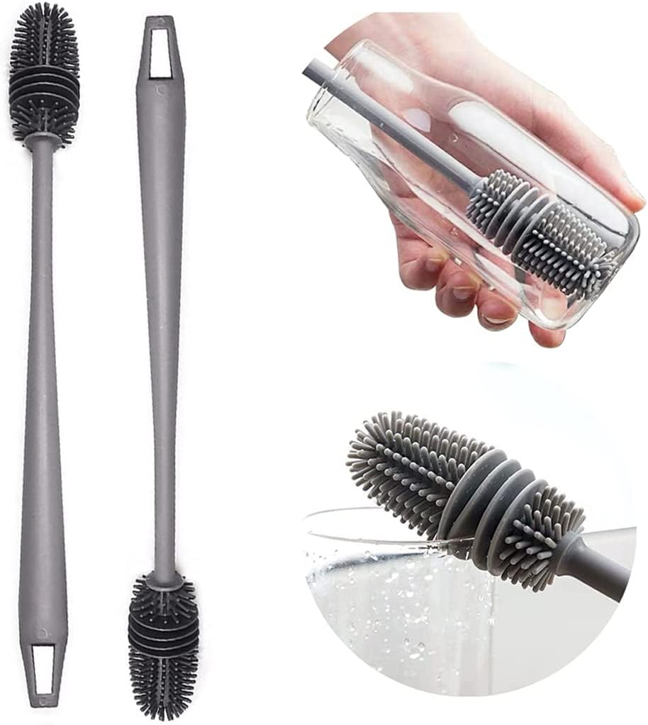 Long Handle Silicone Bottle Brush